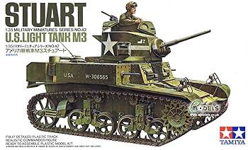 Amazon | タミヤ 1/35 アメリカ 軽戦車 M3 スチュアート 35042
